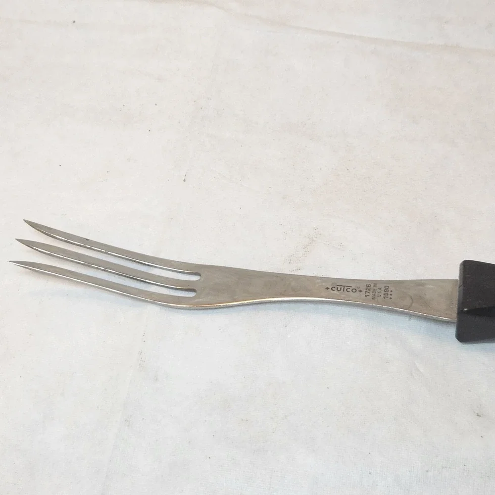 Cutco # 1726 Classic Turning Fork Classic Dark Brown Vintage 1990 Made In USA